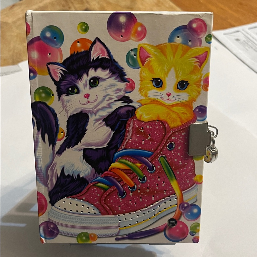 Lisa Frank Nostalgic Diary Notebook with Lock